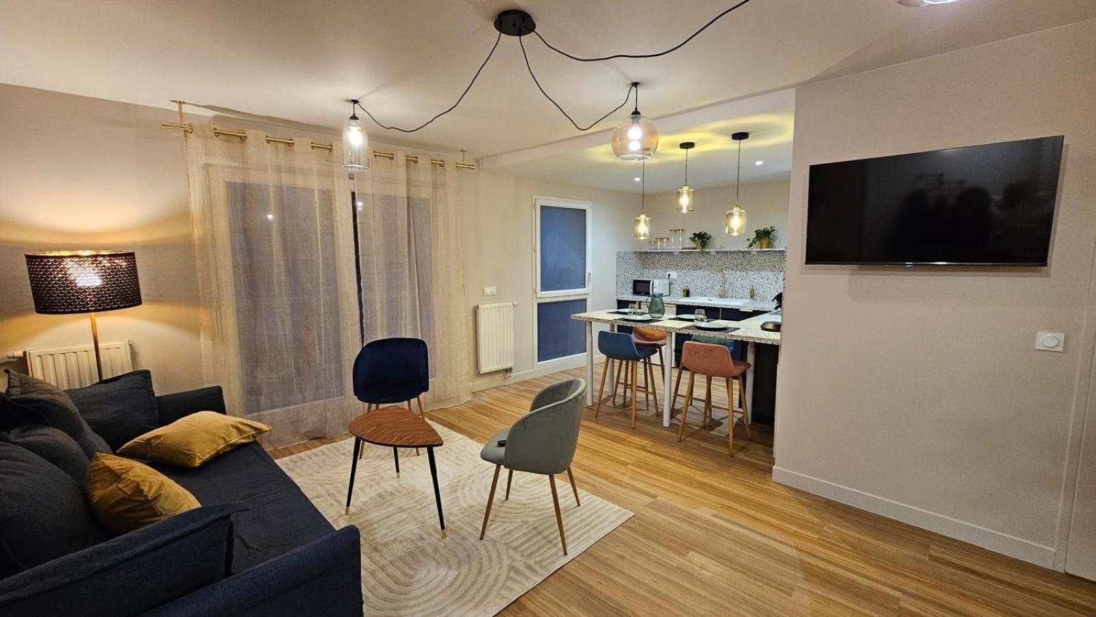 L'Ecrin Bleu Apartment Aubervilliers Luaran gambar